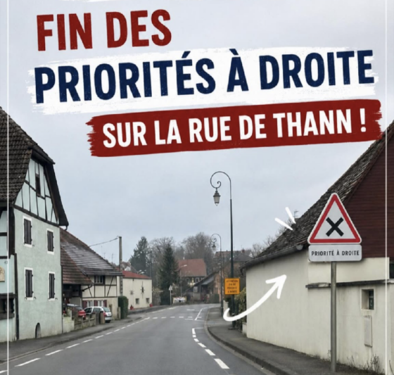 Travaux routiers à Aspach