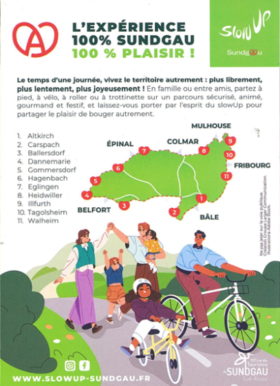 Une première réussie pour le SlowUp Sundgau !